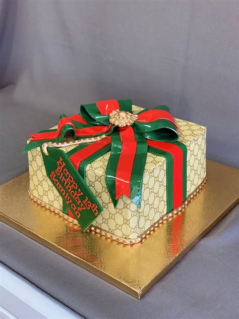 gucci gift box cake|empty gucci boxes.